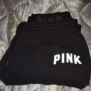 Pink Victoria secret joggers